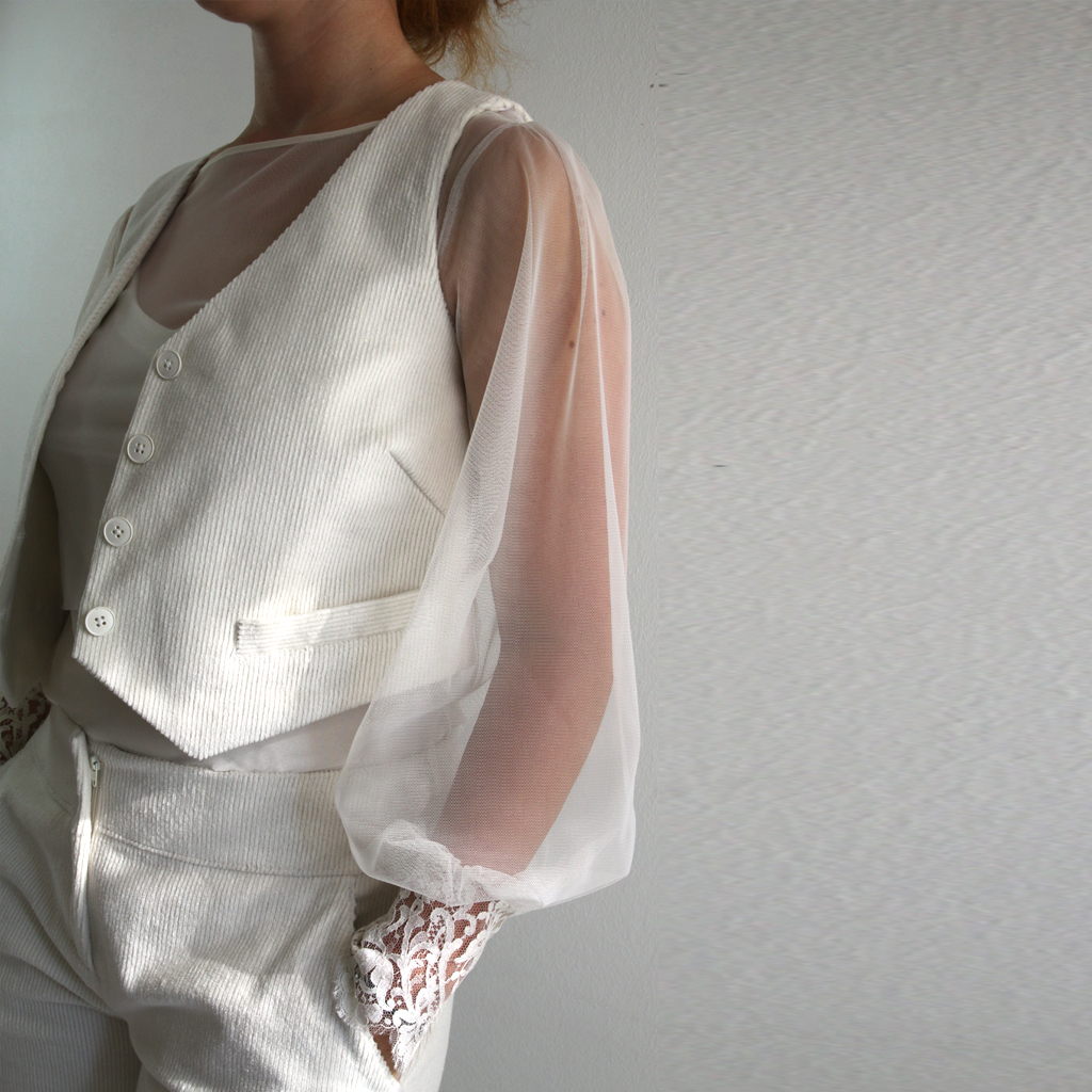 Braut Anzug für die Hochzeit lässig