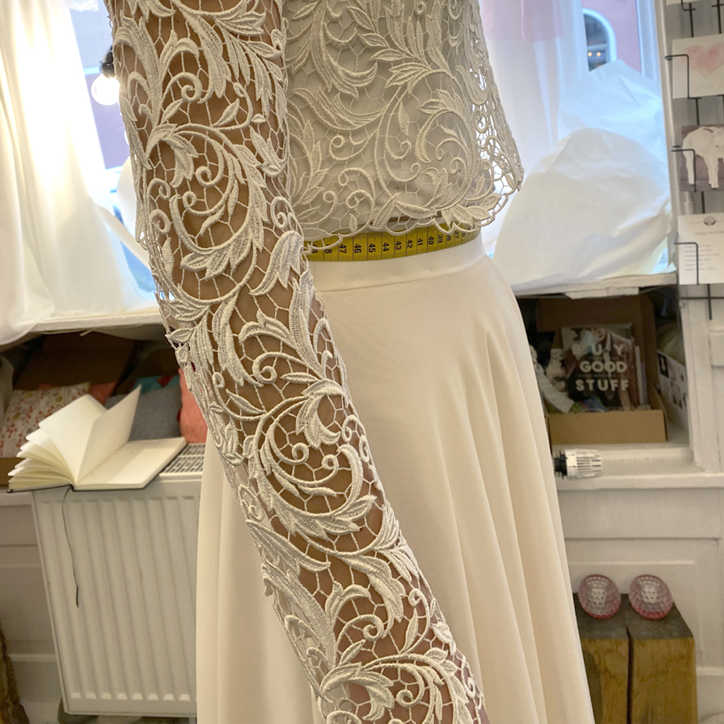 maßnehmen für ein Brautkleid