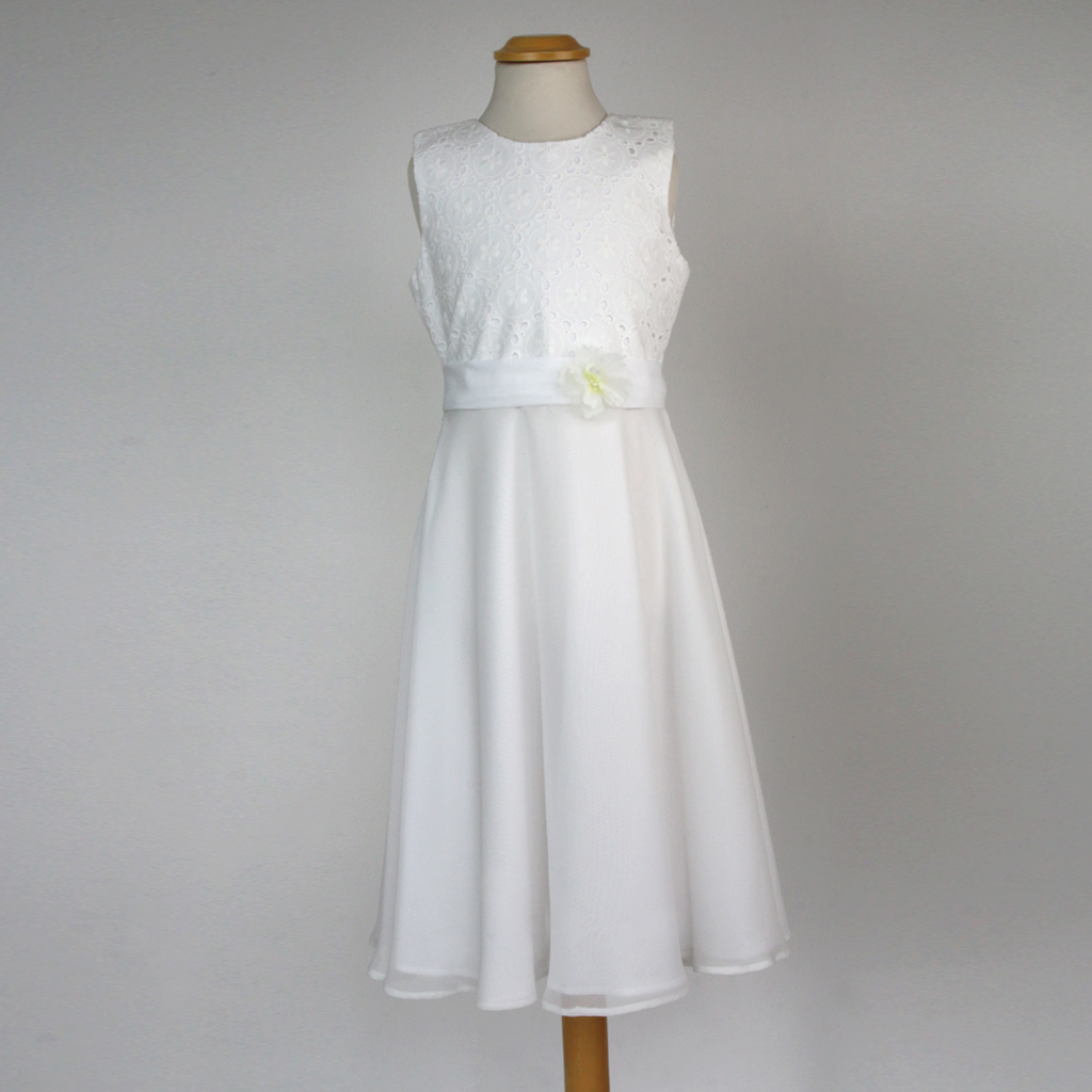weißes kurzes Kommunionkleid Bayern