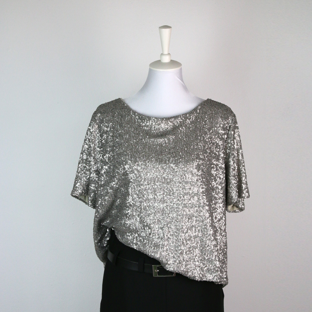 funkelnde Oberteil  für das Fest