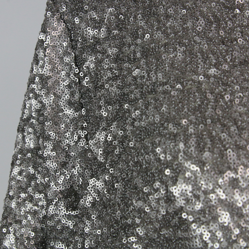 dezente silbergrau Pailletten