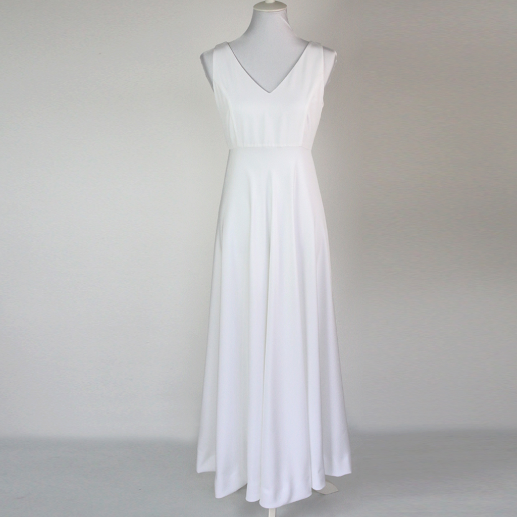 Das cleane Ausgangsmodell für dein Brautkleid