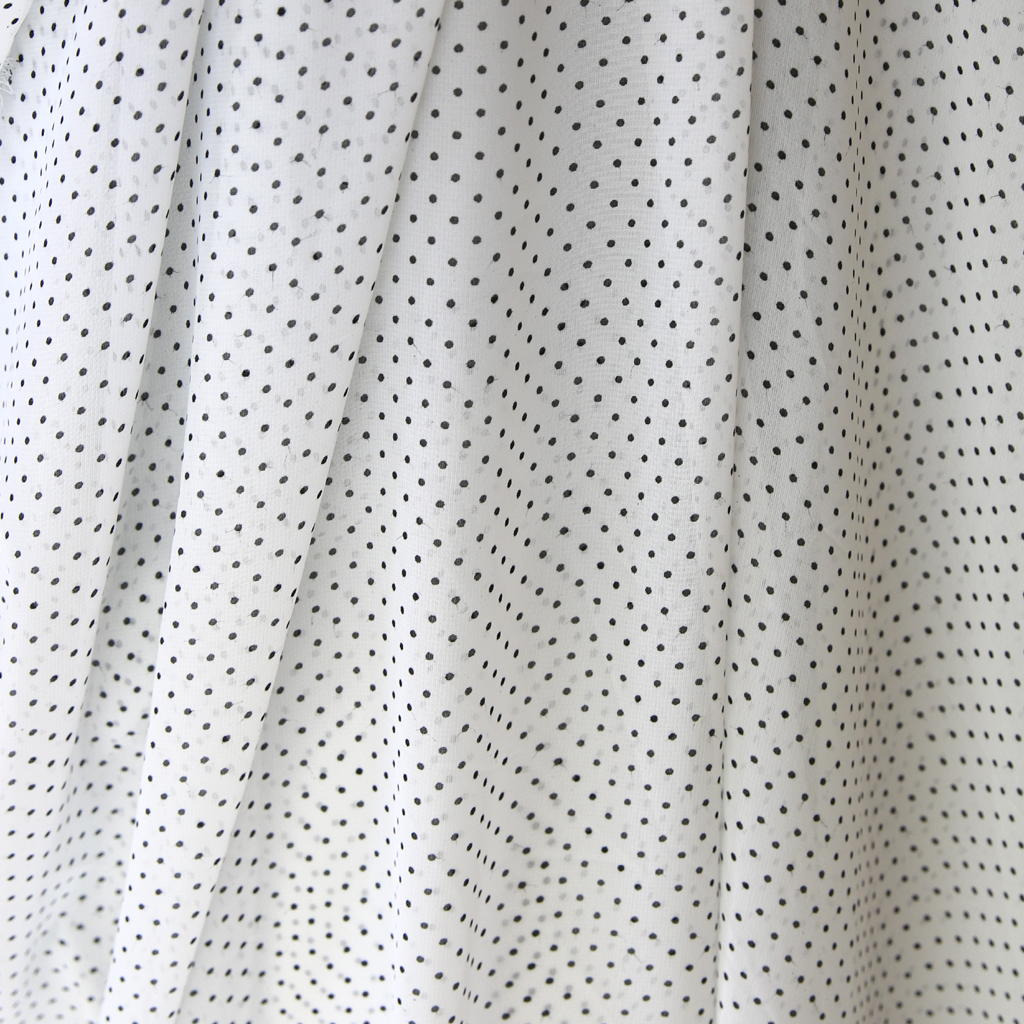 chiffonstoff mit Punkten für eine Bluse oder Wadenlanger Damenrock