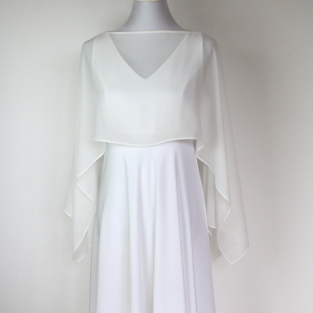 Transparente Brautstola zur Brauthose